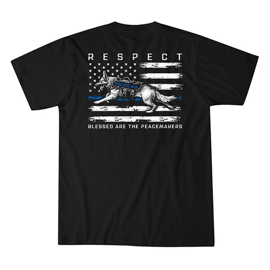  T-Shirt K9 RESPECT, black