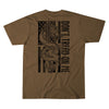  T-Shirt DEFEND LIBERTY, brown sugar