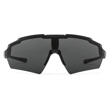 GATORZ Sonnenbrille BLASTSHIELD BALLISTICS (Black Cerakote/Smoke w/Anti Fog)