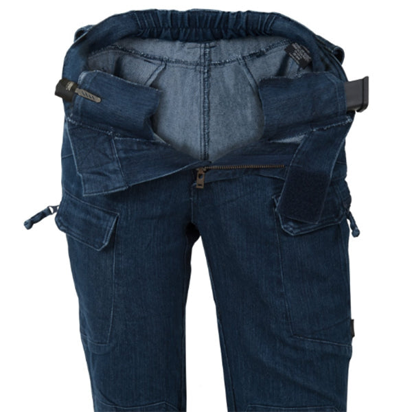 Hosen WOMEN UTP (Urban Tactical Pants), DENIM-STRETCH, Marine Blue