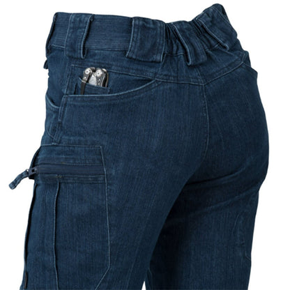 Hosen WOMEN UTP (Urban Tactical Pants), DENIM-STRETCH, Marine Blue