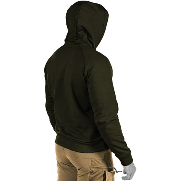 Funktions-Hoodie HAWK RAIDER, dark brown