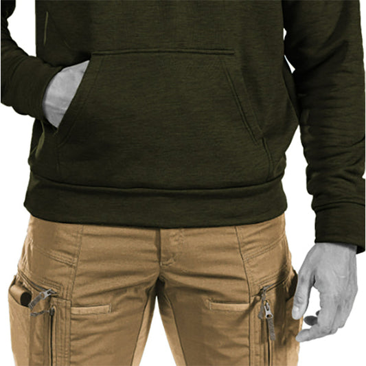 Funktions-Hoodie HAWK RAIDER, dark brown