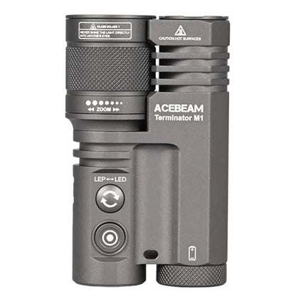 Suchscheinwerfer TERMINATOR M1 DUAL HEAD, 3'500 Lumen, kaltweiss 6500K  (inkl. Akku)