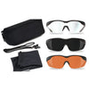 Sonnenbrille OVERLORD, 3 Lens Kit Soft Touch Matte Black Frame (HO3K-1)