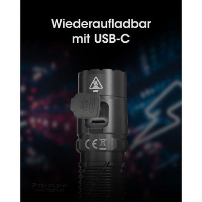 Taktische LED-Taschenlampe MH12 PRO, 3'300 Lumen, inkl. Akku