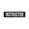 Klettabzeichen INSTRUCTOR, 25x100mm, weiss