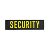 Klettabzeichen SECURITY, 25x100mm, gelb
