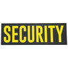 Klettabzeichen SECURITY, 100x300mm, gelb