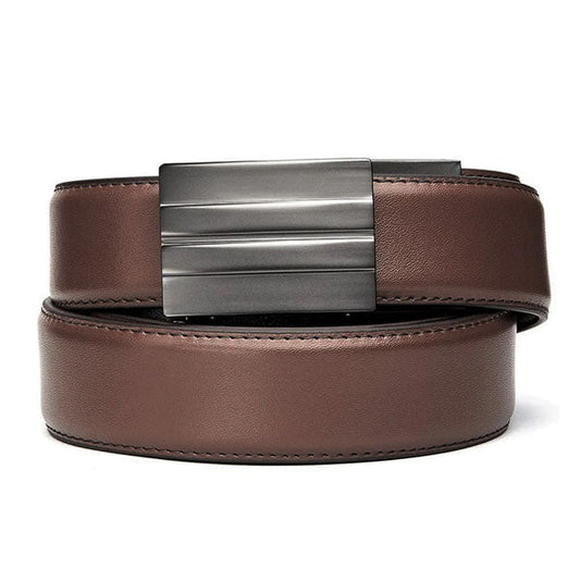 Waffengurt LEATHER GUN BELT X2, Brown