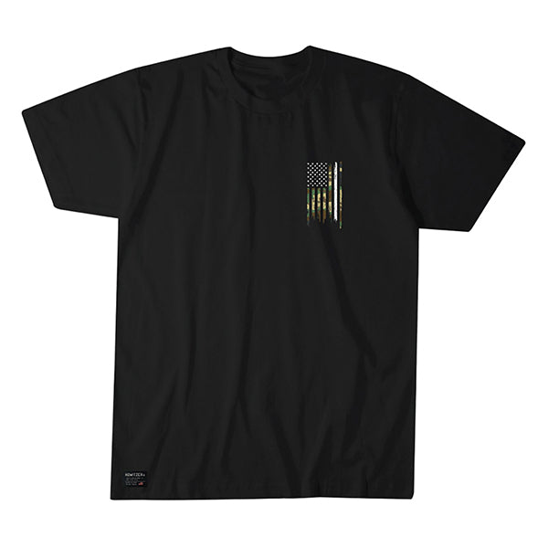  T-Shirt FLAG CAMO, black