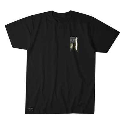  T-Shirt FLAG CAMO, black