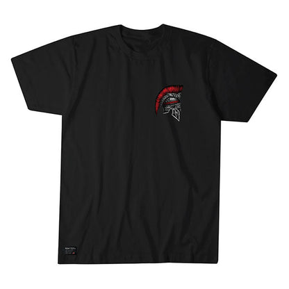  T-Shirt SPARTAN RED, black