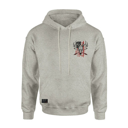 Hoody DEER FLAG, oatmeal