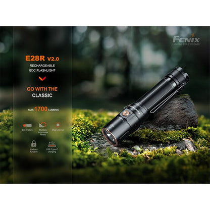 LED-Taschenlampe E28R V2.0, 1700 Lumen, inkl. Akku