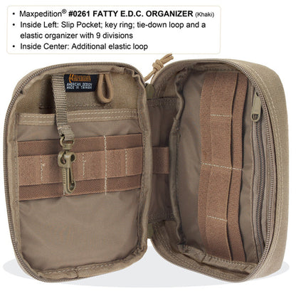 FATTY POCKET ORGANIZER, schwarz