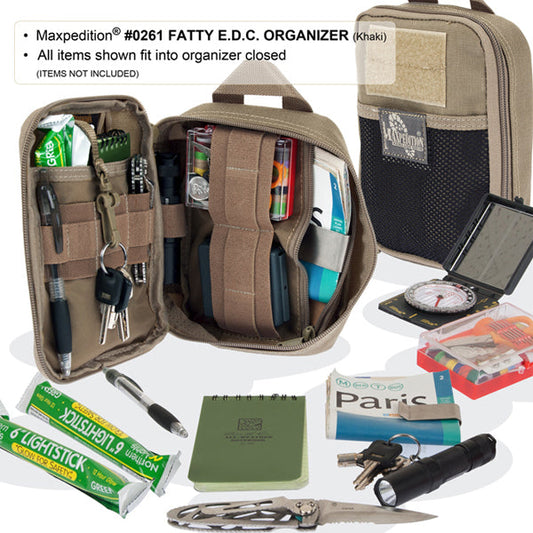 FATTY POCKET ORGANIZER, schwarz