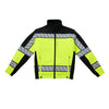 COLORBLOCK Softshell Fleece Jacket, Hi-Vis yellow, Gr. SM
