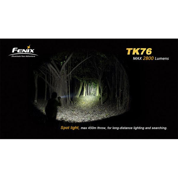 FENIX: LED-Taschenlampe TK76, 2'800 Lumen, ohne Akkus