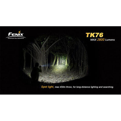 FENIX: LED-Taschenlampe TK76, 2'800 Lumen, ohne Akkus