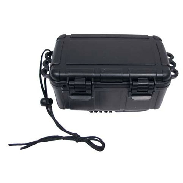 Kunststoff-Box, wasserdicht, Schwarz, 20 x 11.5 x 8.5 cm