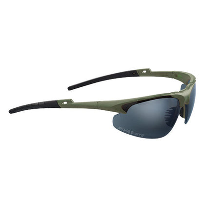 APACHE, smoke, orange & clear Linsen, Frame: rubber green