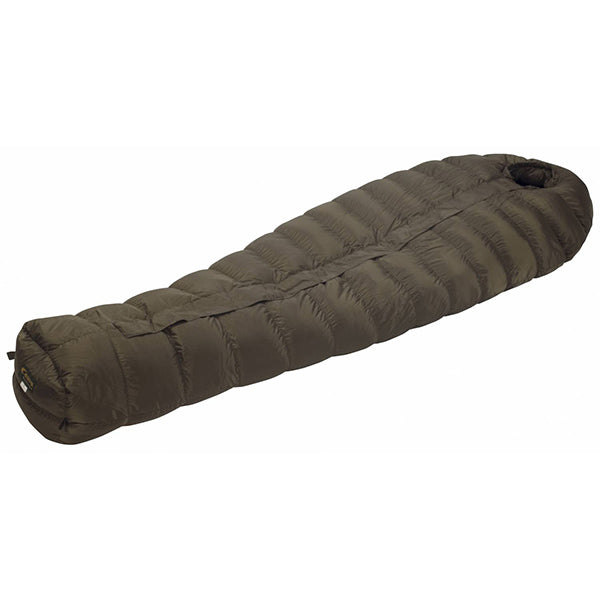 XP DOWN 1000 Daunenschlafsack, Grösse M, Reissverschluss Mitte, Olive