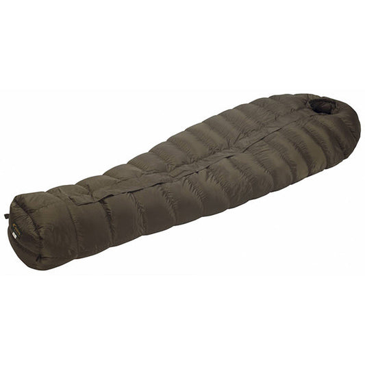 XP DOWN 1000 Daunenschlafsack, Grösse M, Reissverschluss Mitte, Olive