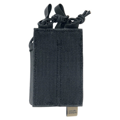 TT DBL PISTOL MAG POUCH VL, Black