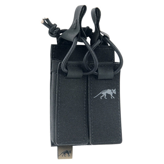 TT DBL PISTOL MAG POUCH VL, Black
