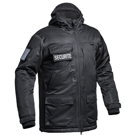 Hardshell Parka WF 150 SECU-ONE FLAP SECURITE, black