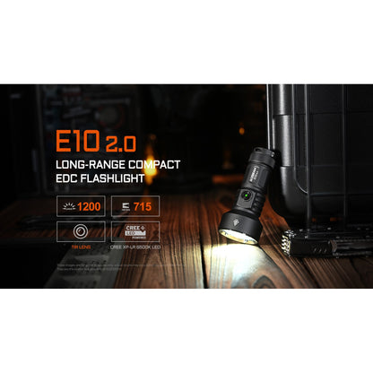 LED-Taschenlampe E10 2.0, 1'200 Lumen (inkl. Akku)