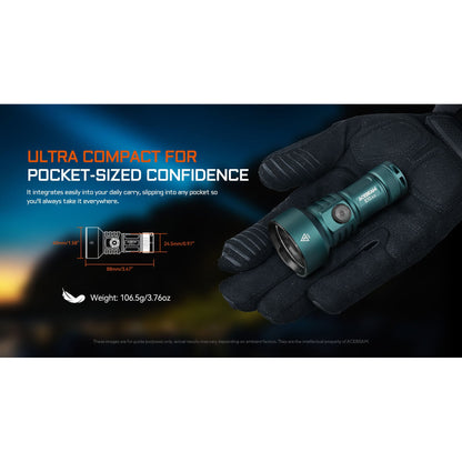LED-Taschenlampe E10 2.0, 1'200 Lumen (inkl. Akku)