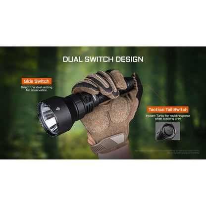 LED-Taschenlampe T29 Ultra Long Range Hunting Flashlight, 2'900 Lumen, (inkl. Akku)