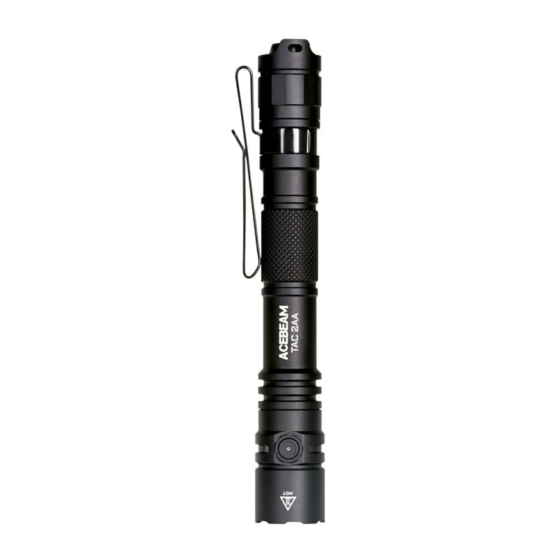 Taktische LED-Taschenlampe TAC 2AA, 1'600 Lumen (inkl. Akku)