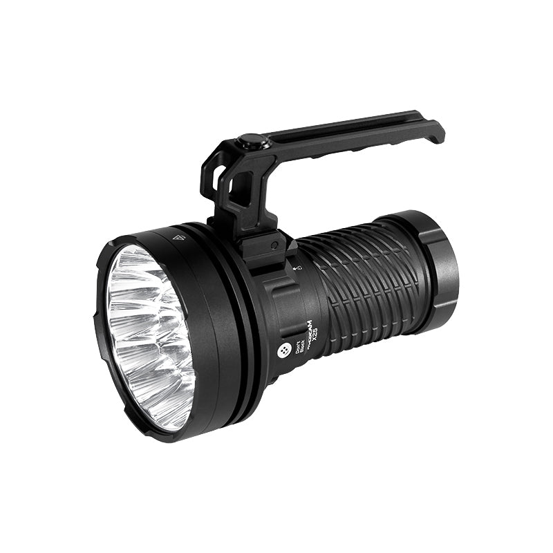 LED-Taschenlampe X25 CREE, 23'000 Lumen (inkl. eingebautem Akku-Pack und Fast-Charger)