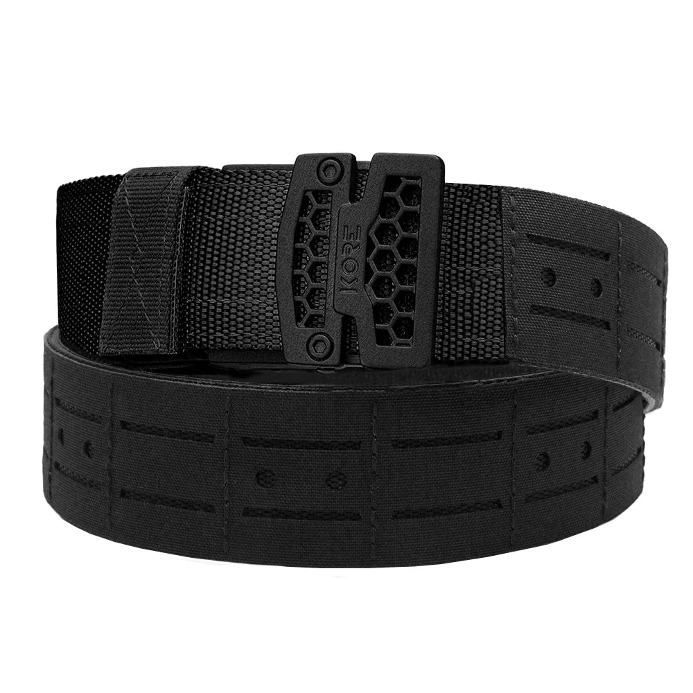 Einsatzgurt BATTLE BELT Lasercut B1 Molle, Black