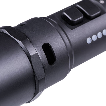 Taktische LED-Taschenlampe P86, 1'600 Lumen & Schrillalarm (inkl. Akku)