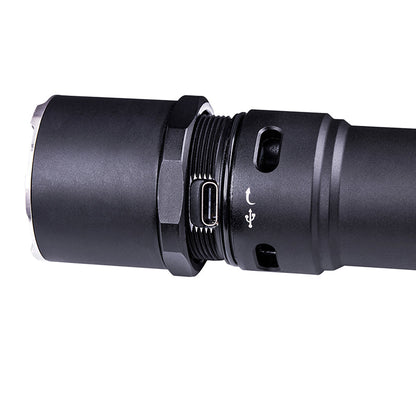 Taktische LED-Taschenlampe P86, 1'600 Lumen & Schrillalarm (inkl. Akku)