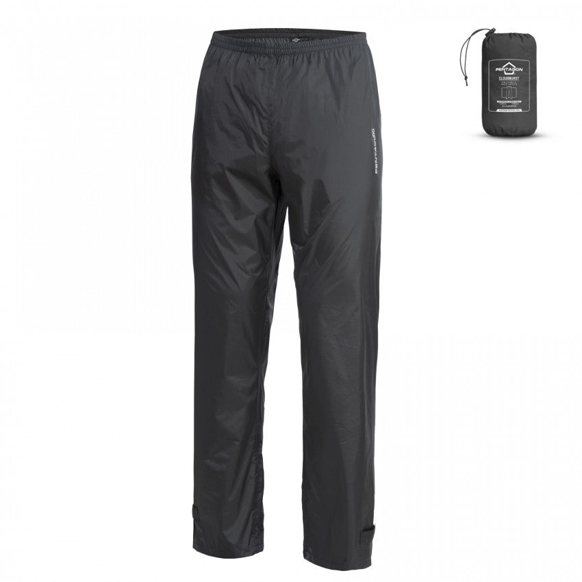 Regenhose Cloudburst Unisex Rain Pants, Black