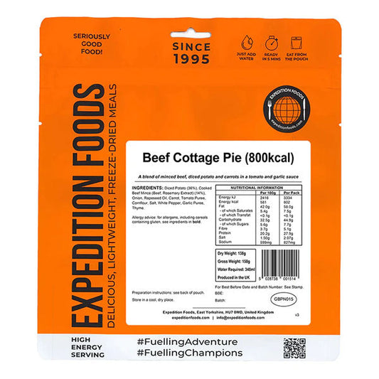 Beef Cottage Pie (800 kcal) [Gluten & Dairy Free]