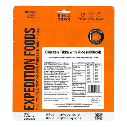Chicken Tikka with Rice (800 kcal) [Gluten Free]