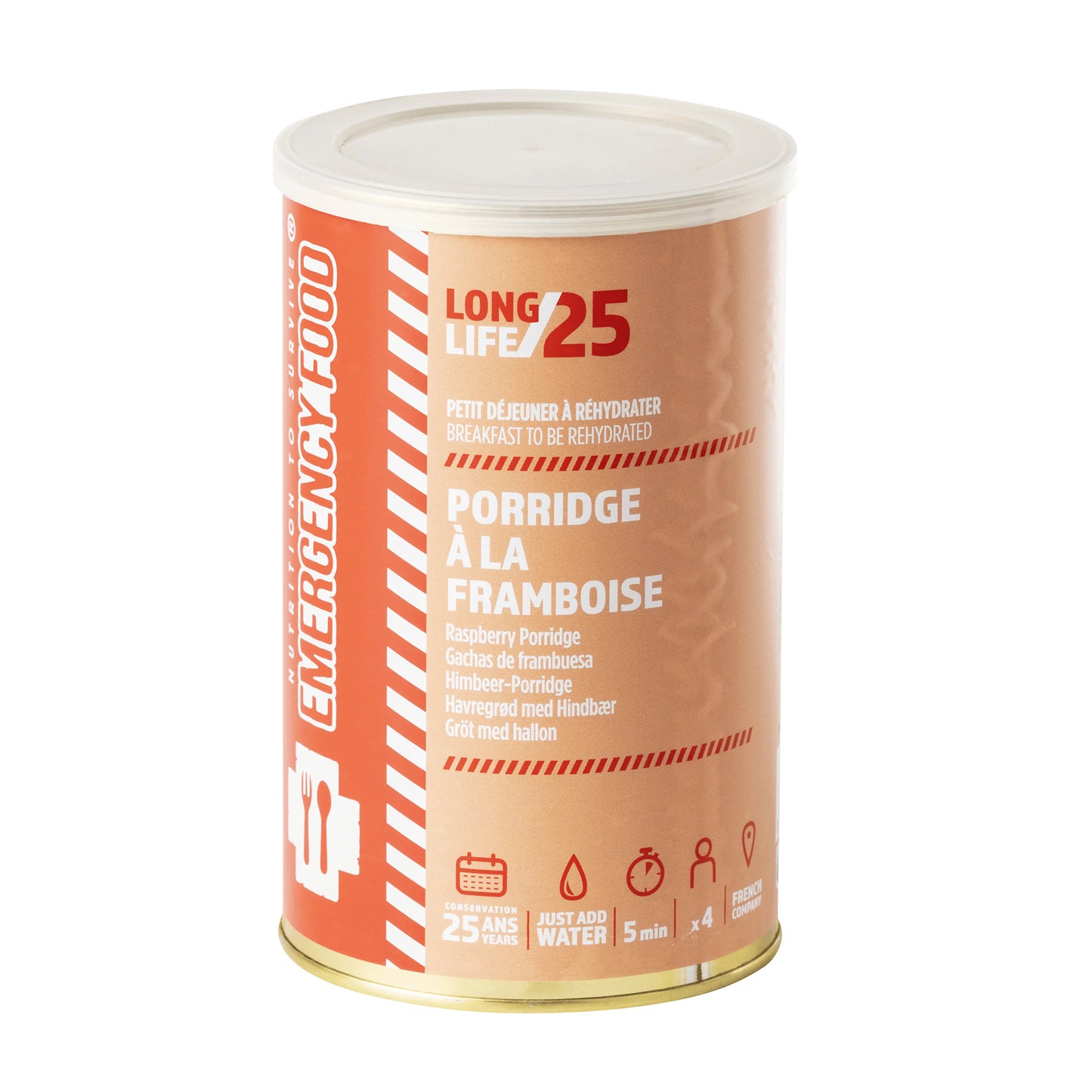 Raspberry Porridge, Dose à 5 Portionen