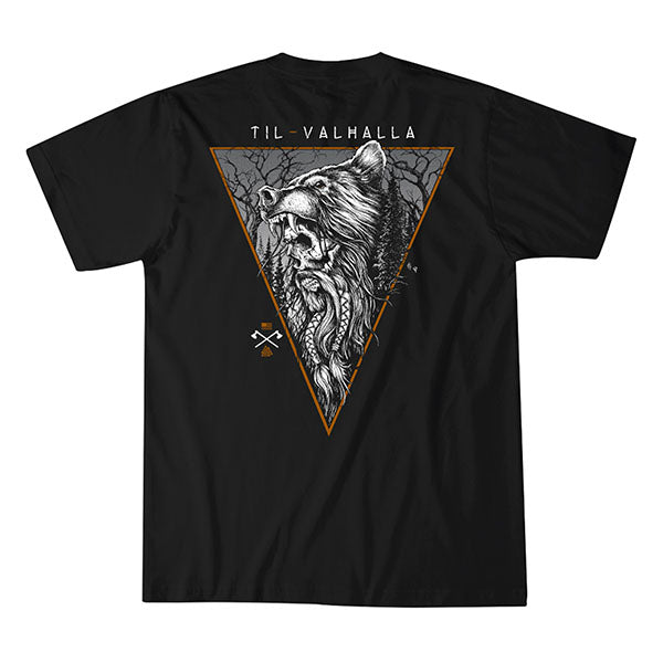  T-Shirt VIKING BEAR, black