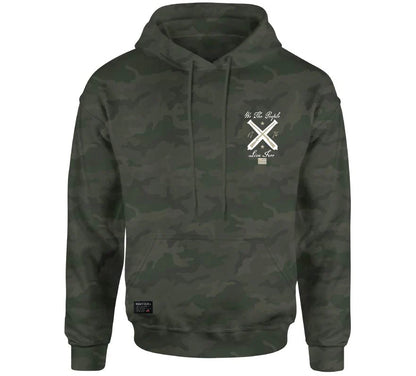Hoody HOME HOOD, military green camo