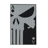 Morale Patch Klettabzeichen PUNISHER ACE, reflective