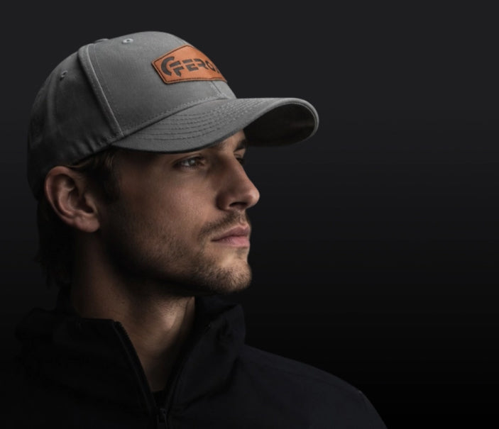 Baseball Cap FEROX Lederlook-Badge