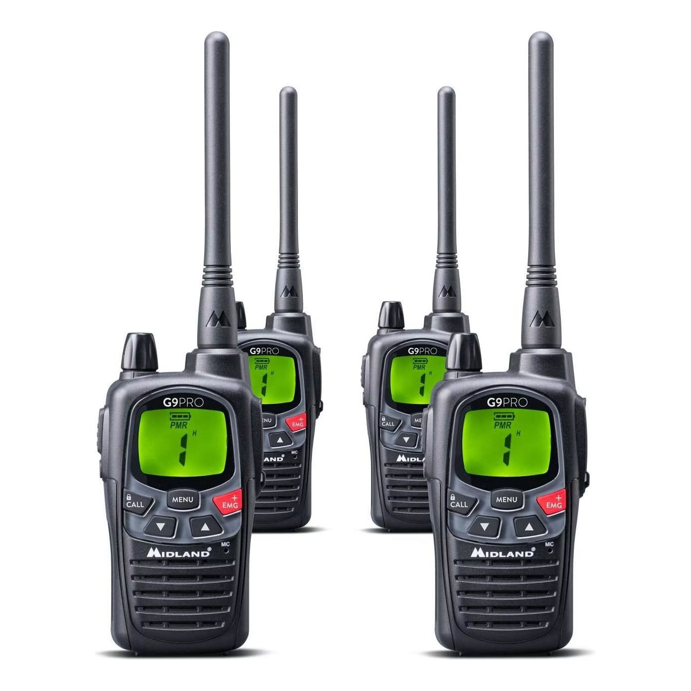 G9 Pro Work Edition Walkie Talkie (4er-Set)