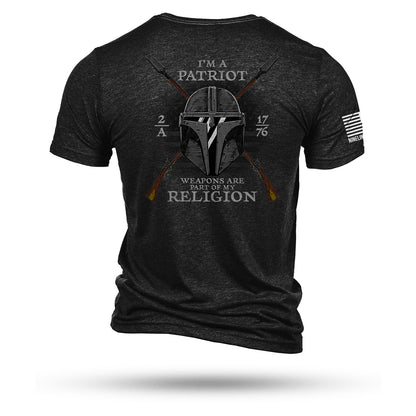 T-Shirt 2A MY RELIGION, charcoal black