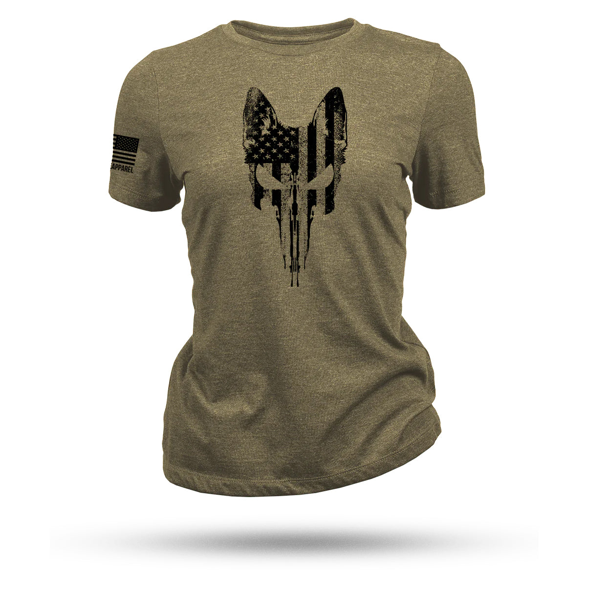 Women's T-Shirt REX SKULL FLAG